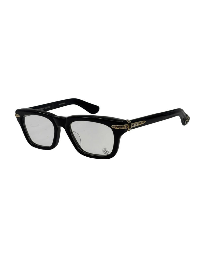 Chrome Hearts Trypoleagain Glasses Black Silver