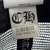 Chrome Hearts Pony Hair Cemetery Cross Patch Trucker Hat