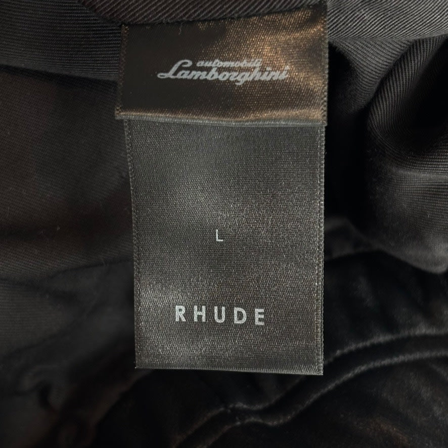 Rhude Lamborghini Leather Jacket