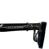 Chrome Hearts Vagillionaire II Glasses Black/Silver