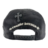 Chrome Hearts Cross Patch Hat Black Grey