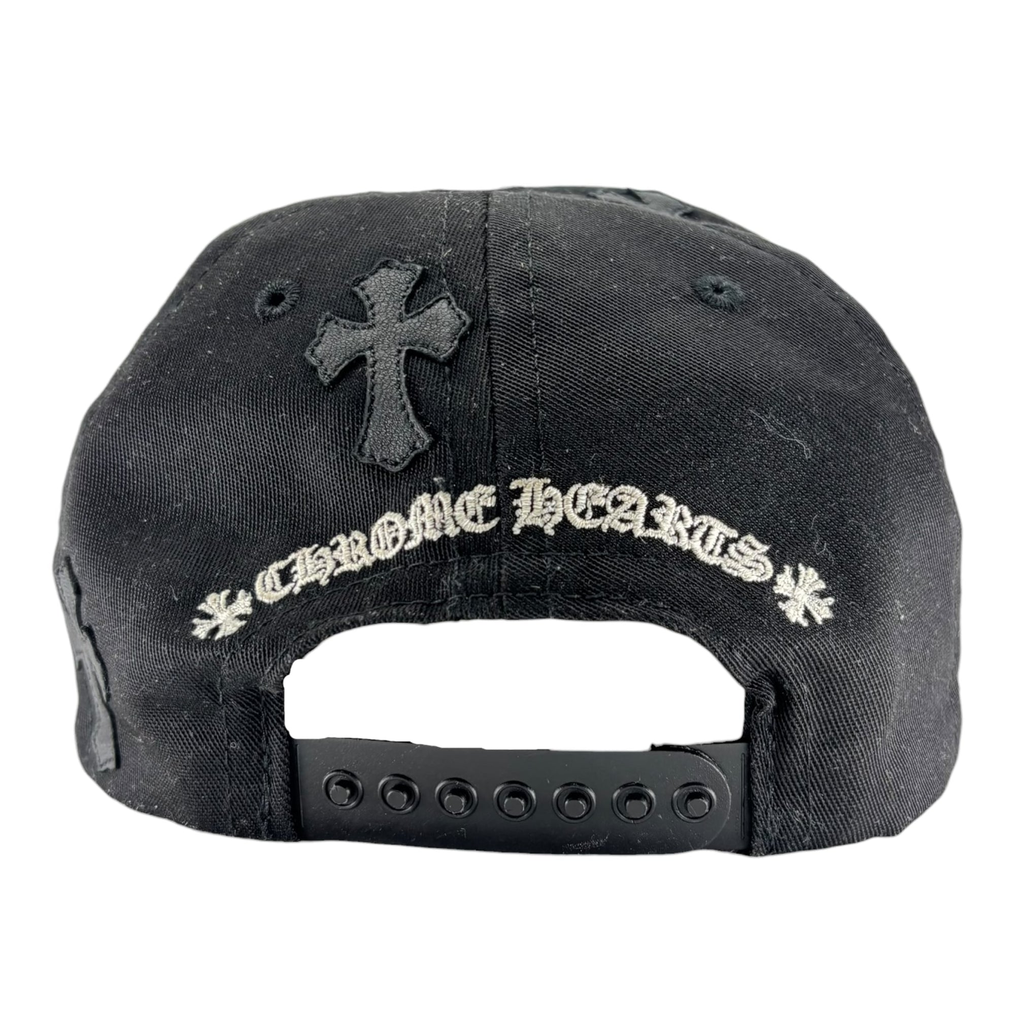 Chrome Hearts Cross Patch Hat Black Grey