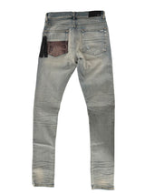 Amiri Snakeskin MX1 Blue Indigo Jeans