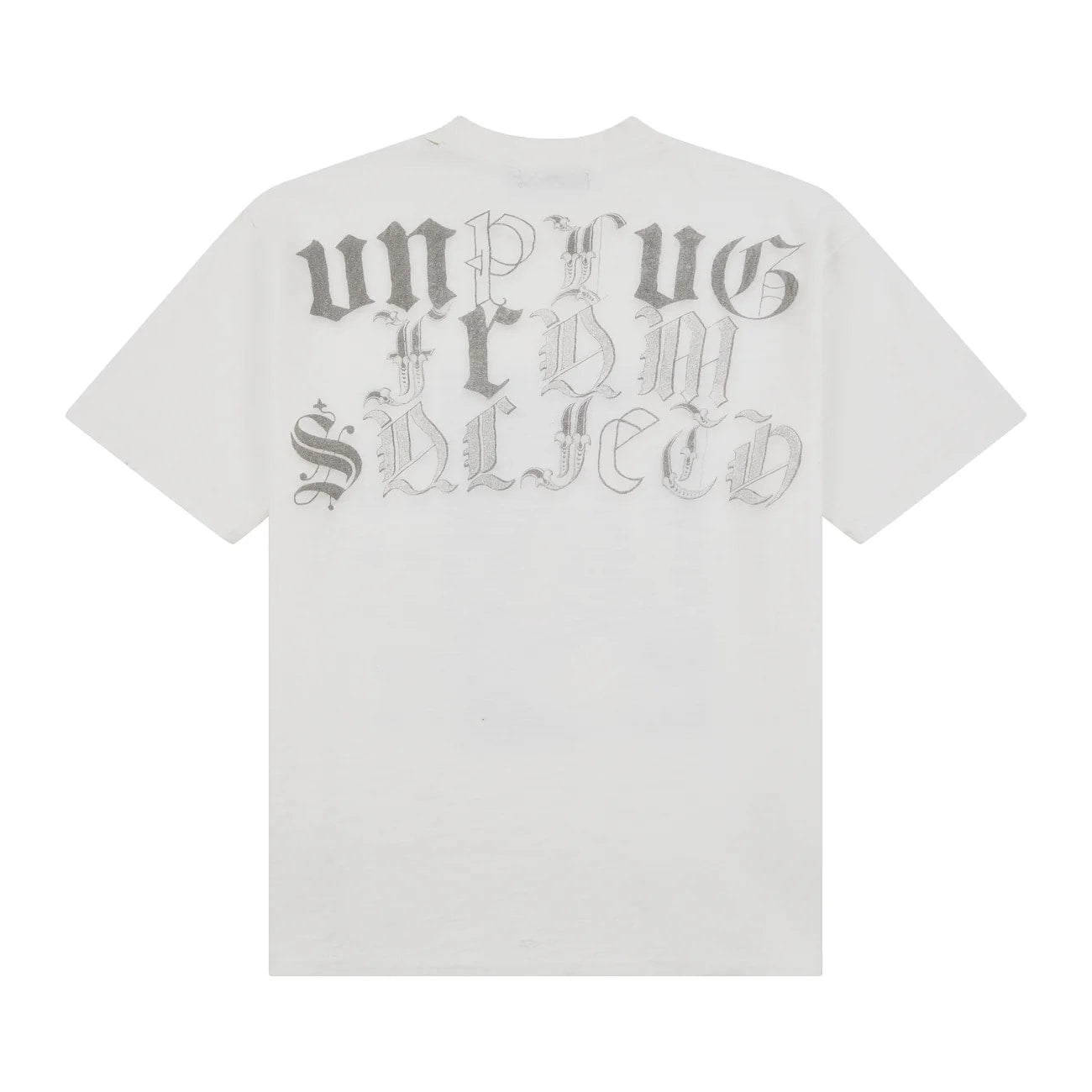 Boredom Kills Washed up Tee White