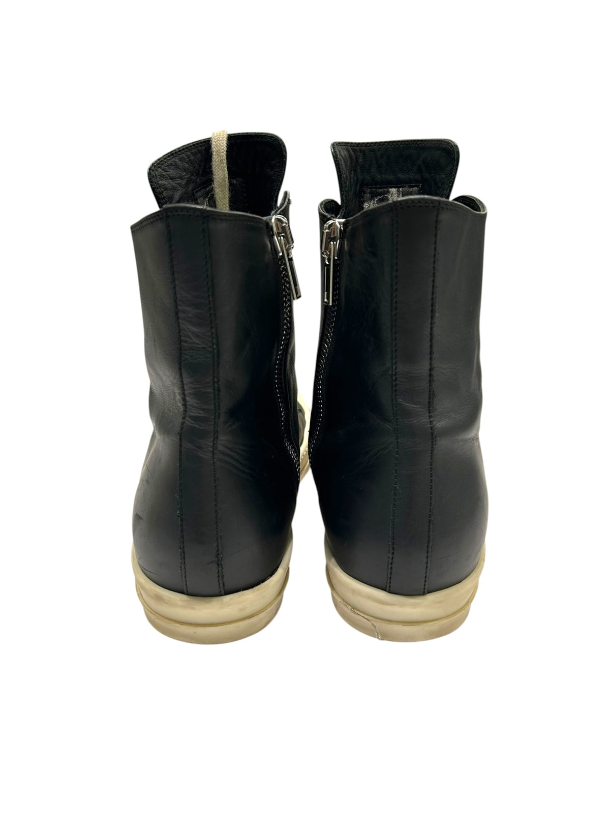 Rick Owens Ramone Leather High Top Sneaker