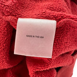 ERD Distressed Logo Hoodie Red