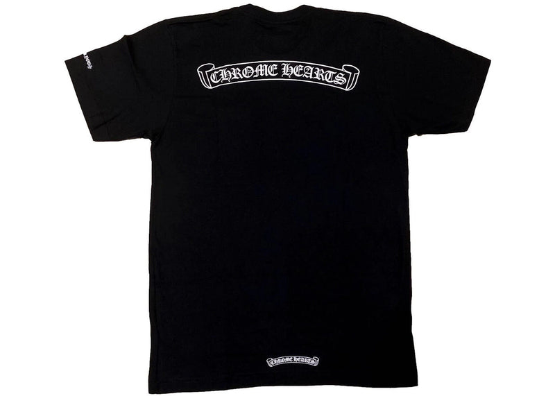 Chrome Hearts Scroll Logo Tee Black