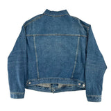 Balenciaga Swing Denim Jacket Blue