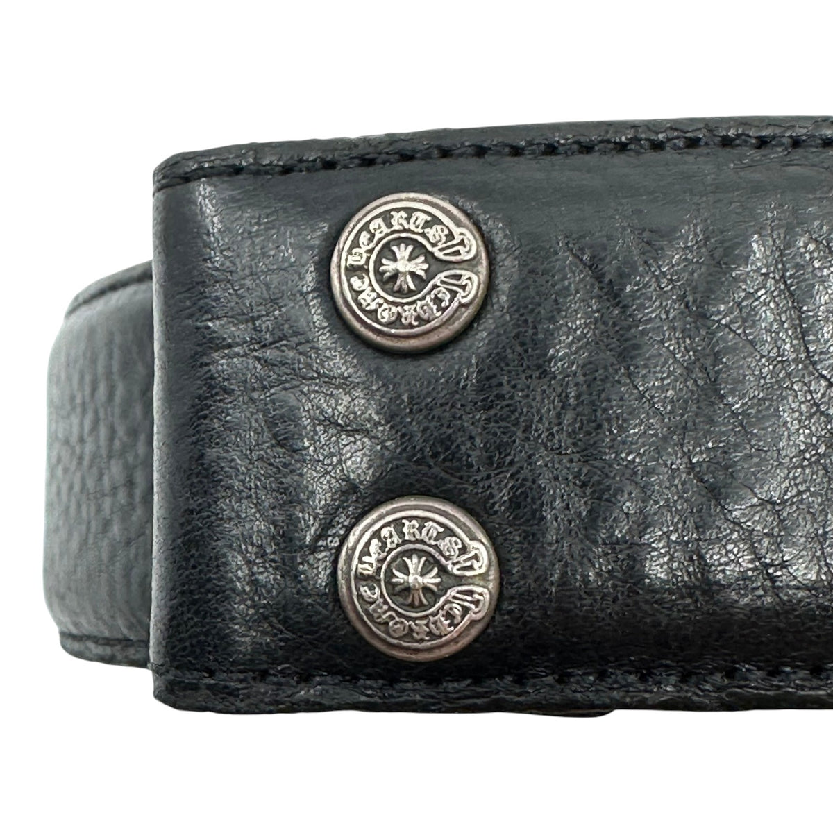 Chrome Hearts Leather Belt Strap Black