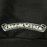 Chrome Hearts Horse Shoe Floral Hoodie Black