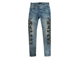 Amiri Bone Jeans Lightwash Green