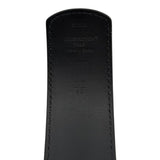 Louis Vuitton LV Dimension Drift Flower Studs 40mm Reversible Belt Black Silver