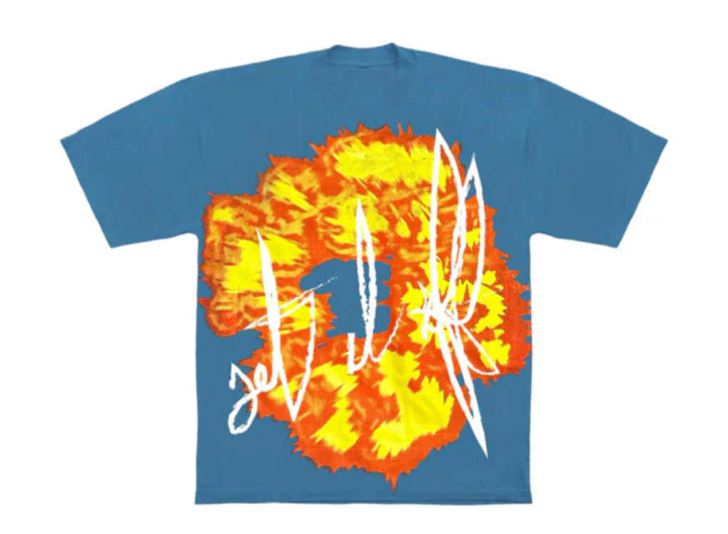 Offset Tears T-Shirt Blue