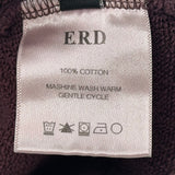ERD Classic Logo Hoodie Mud Red