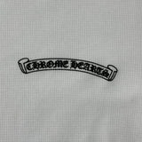 Chrome Hearts Scroll Logo Long-Sleeve Thermal Tee White