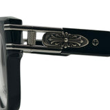 Chrome Hearts Bulge Glasses Black Silver