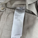 Balenciaga Convertiable Cargo Cream Pants