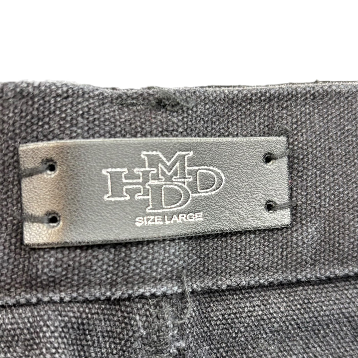HMDD Canvas Carpenter Pant Black Yellow Patches