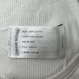Chrome Hearts Scroll Logo Ribbed Tank Top White