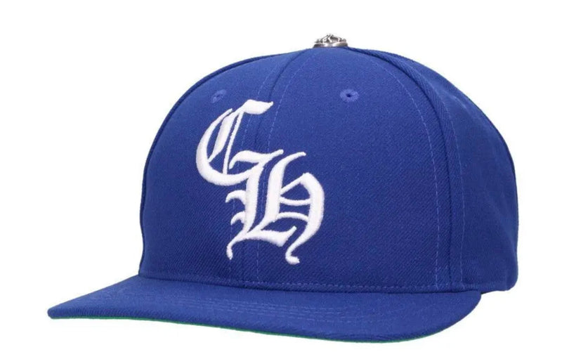 Chrome Hearts CH Logo Baseball Hat Blue