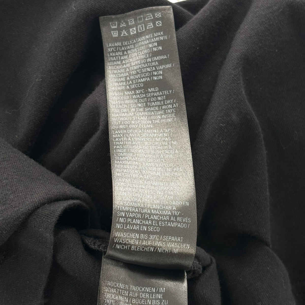 Balenciaga Layered Logo Longsleeve Black