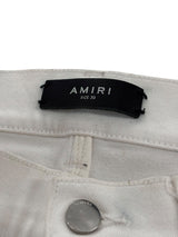 Amiri MX1 Ribbbed All White
