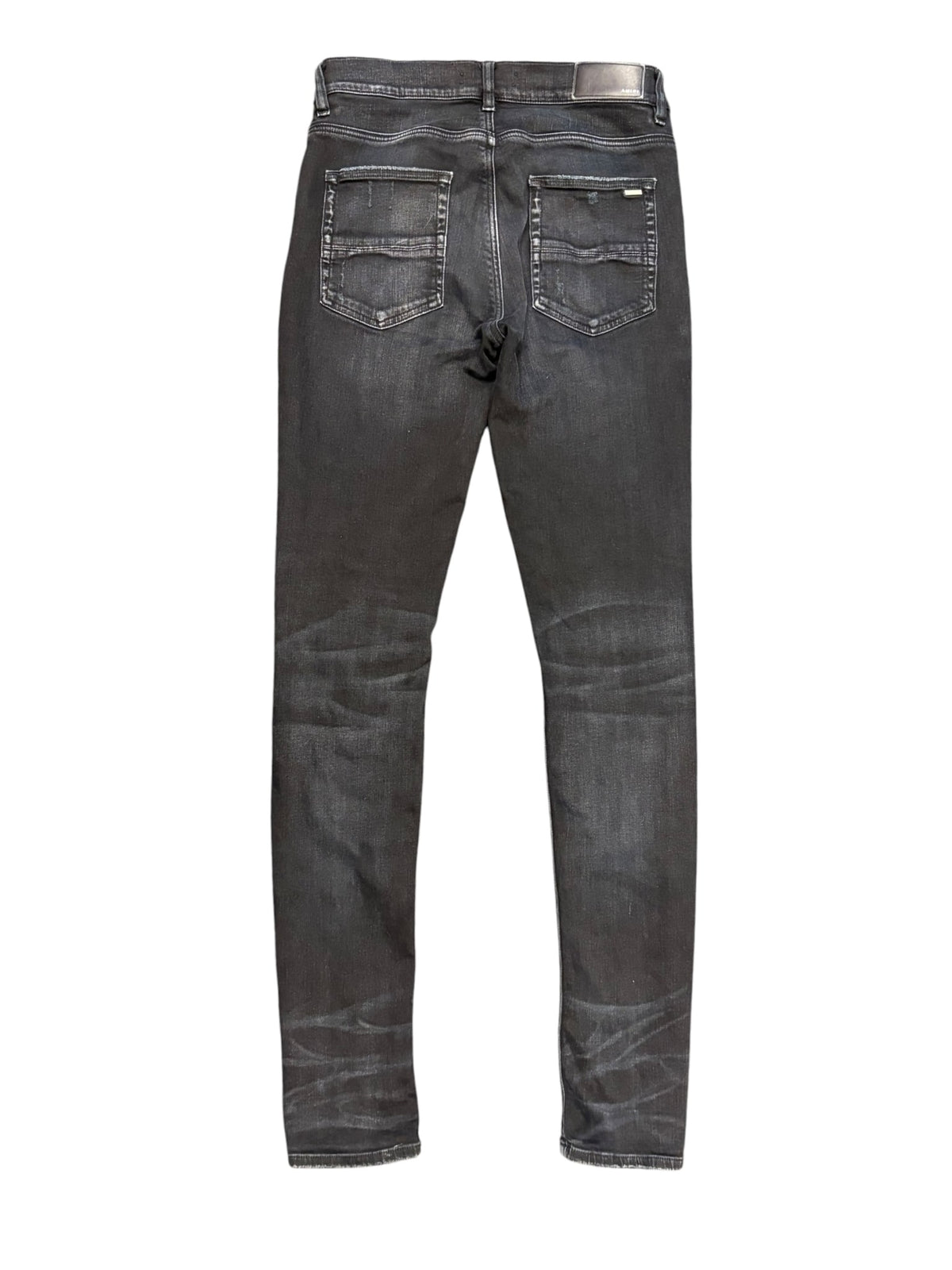 Amiri MX1 Camo Ribbed Black Jeans