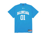 Balenciaga Basketball Series Oversized T-Shirt Blue