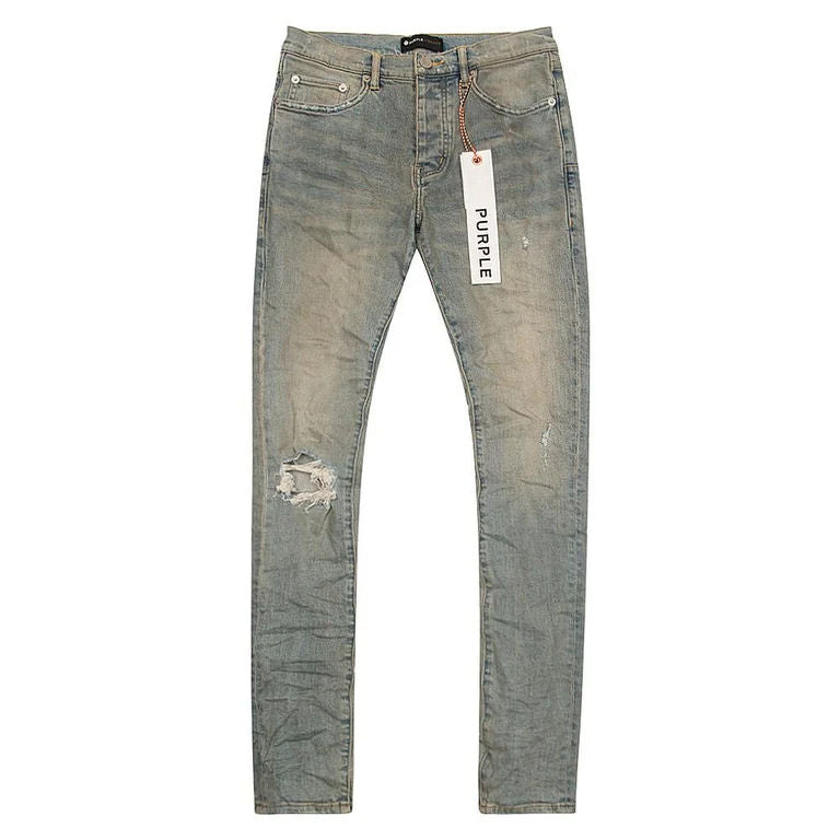 Purple Dirty Wash Jeans