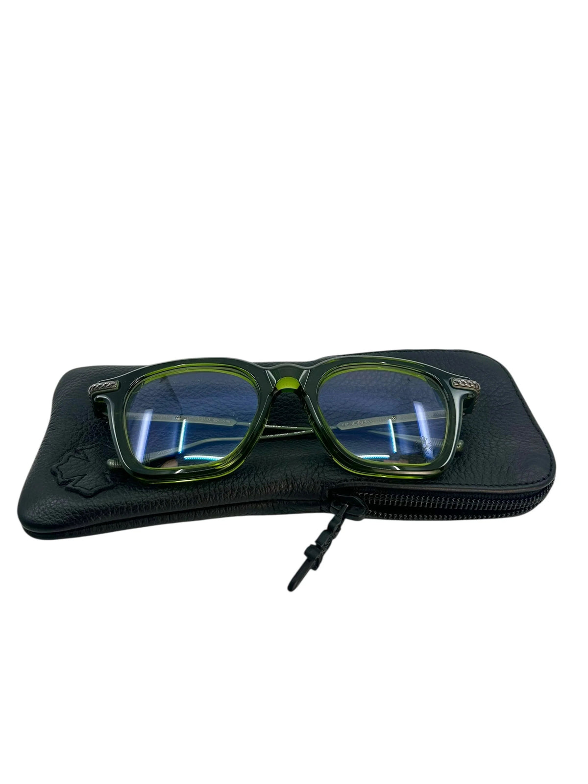 Chrome Hearts Cumption Glasses Green Frame