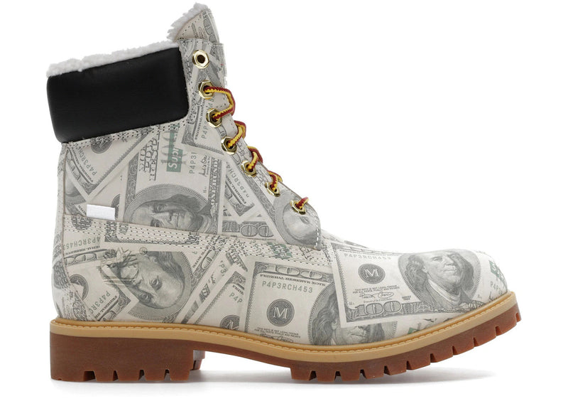 Timberland 6" Premium Waterproof Boot Supreme x MM6 Maison Margiela $100 Bills