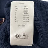 Louis Vuitton Embroidered Cotton Crew Neck Navy