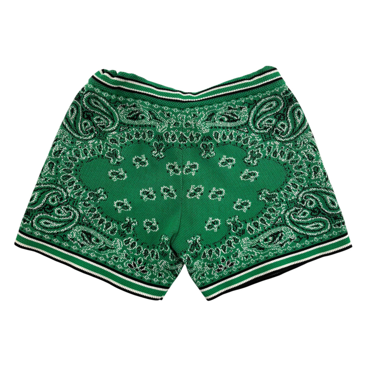 Amiri Bandana B-Ball Shorts Green