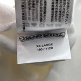 Chrome Hearts Vertical Logo Hoodie White & Silver