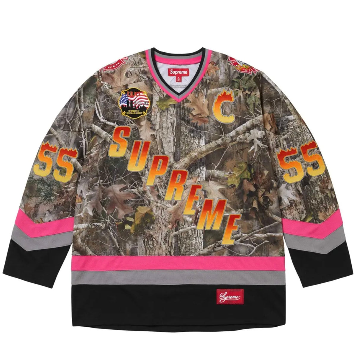 Supreme x FDNY Hockey Jersey Camo