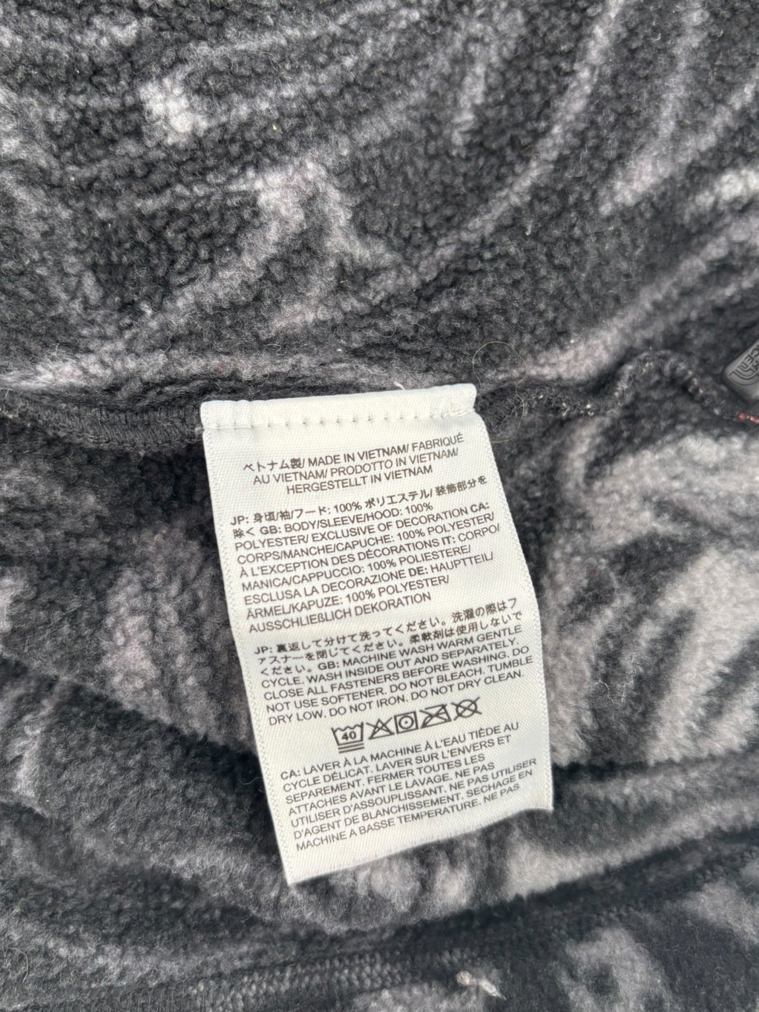 Supreme The North Face Steep Tech Fleece Pullover Black Dragon