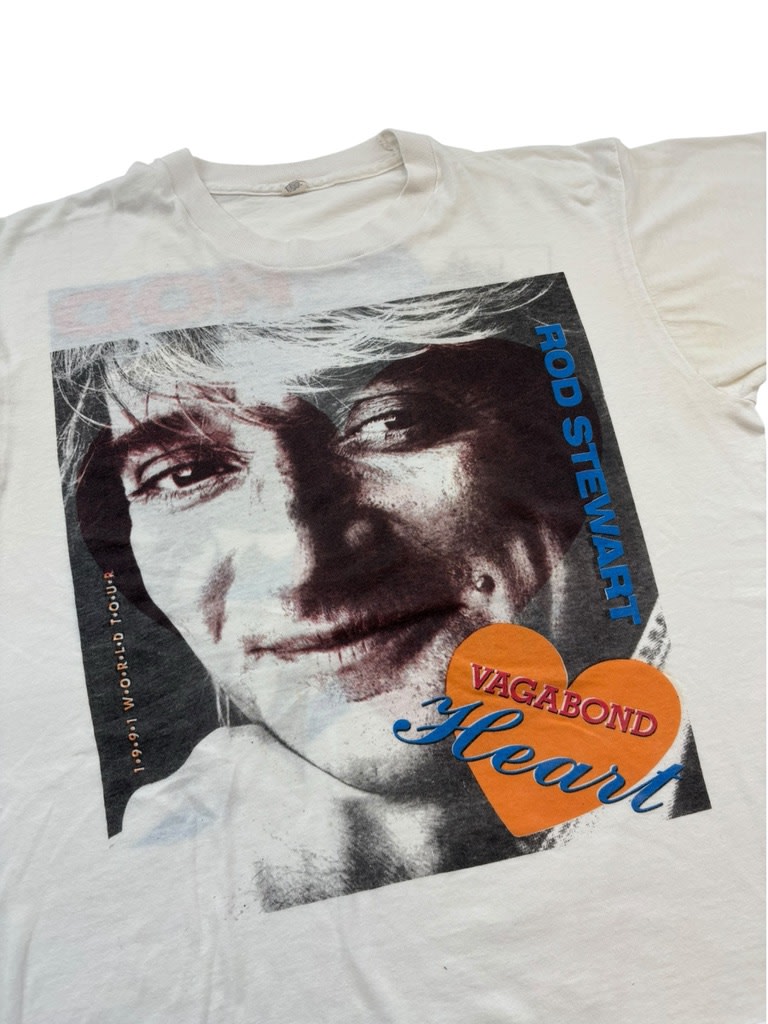 ROD STEWART Vagabond Heart Tee White