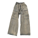 Rick Owens Double Cargo Pants Jumbo Bela Mineral Pearl