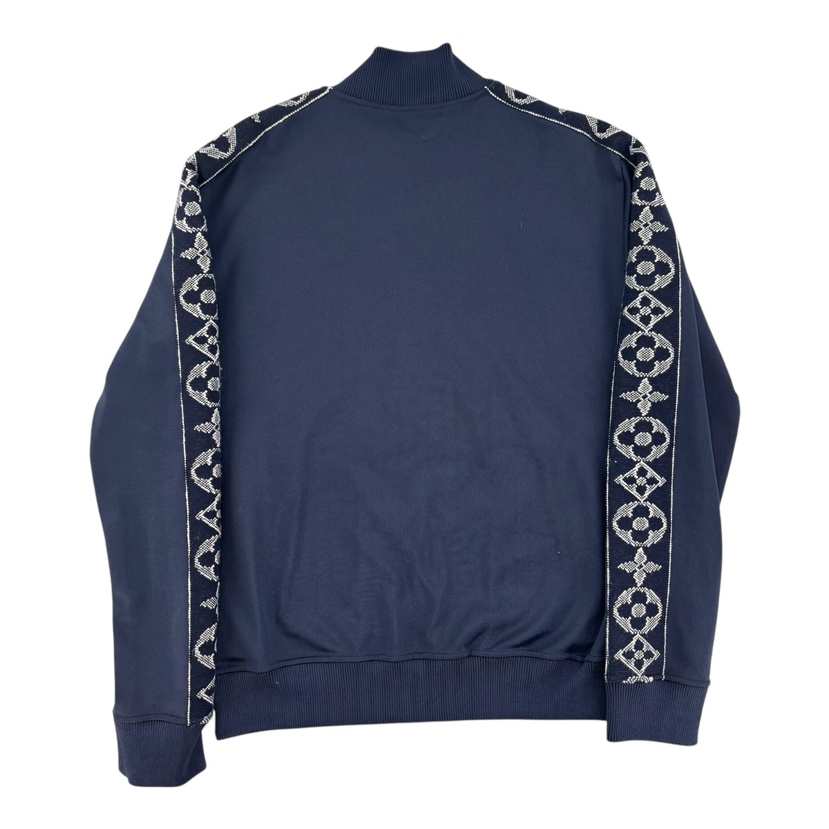 Louis Vuitton Flower Band Embroidered Track Jacket Navy