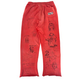 Paly Hollywood Chelseay Hotel Sweatpants Red