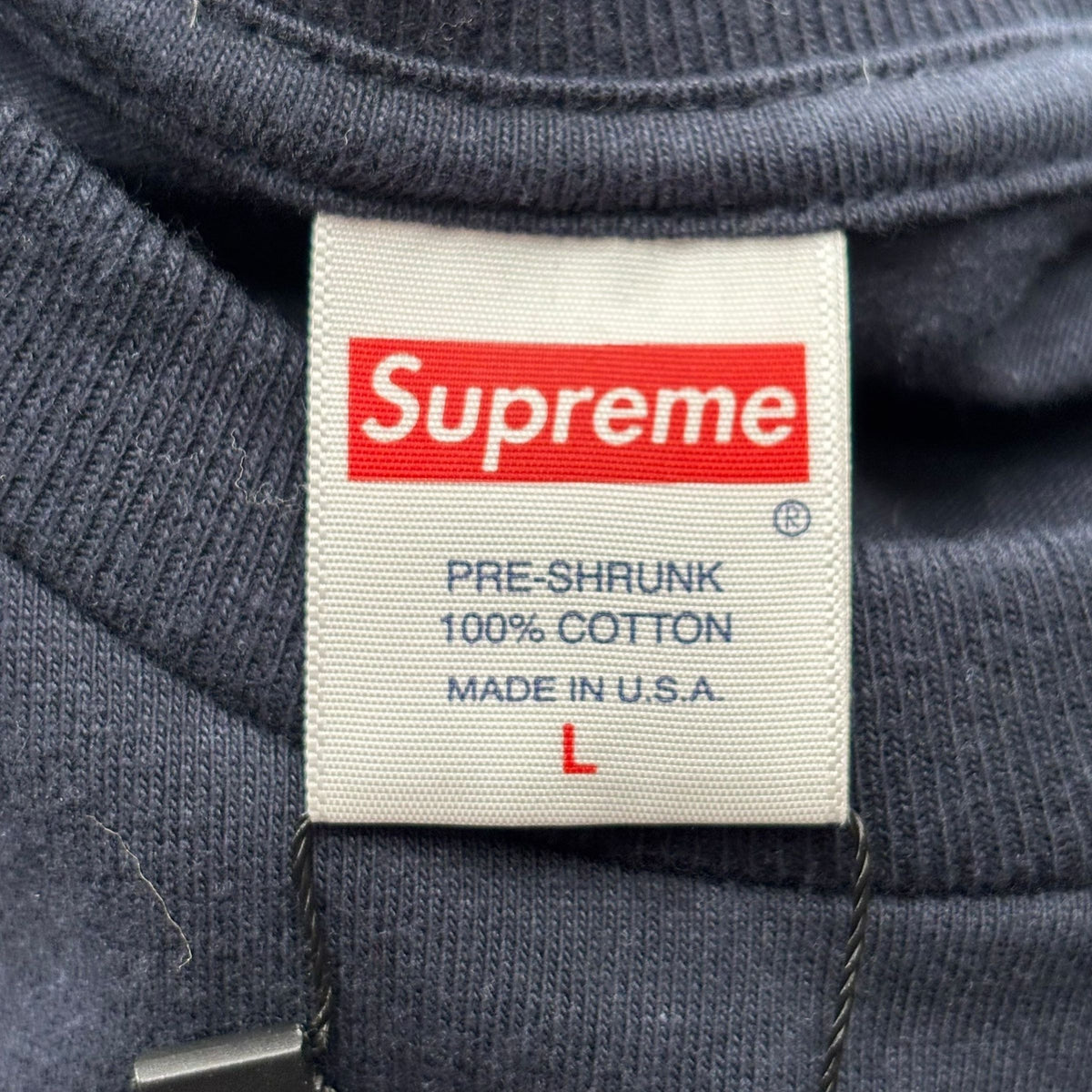 Supreme Ear Tee "Navy"