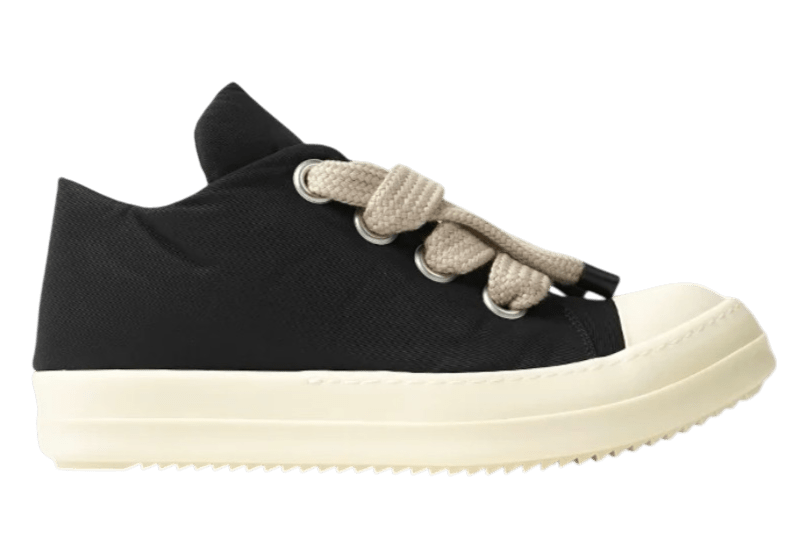 Rick Owens Padded Jumbo Lace Ramone Low Black (No Insole)