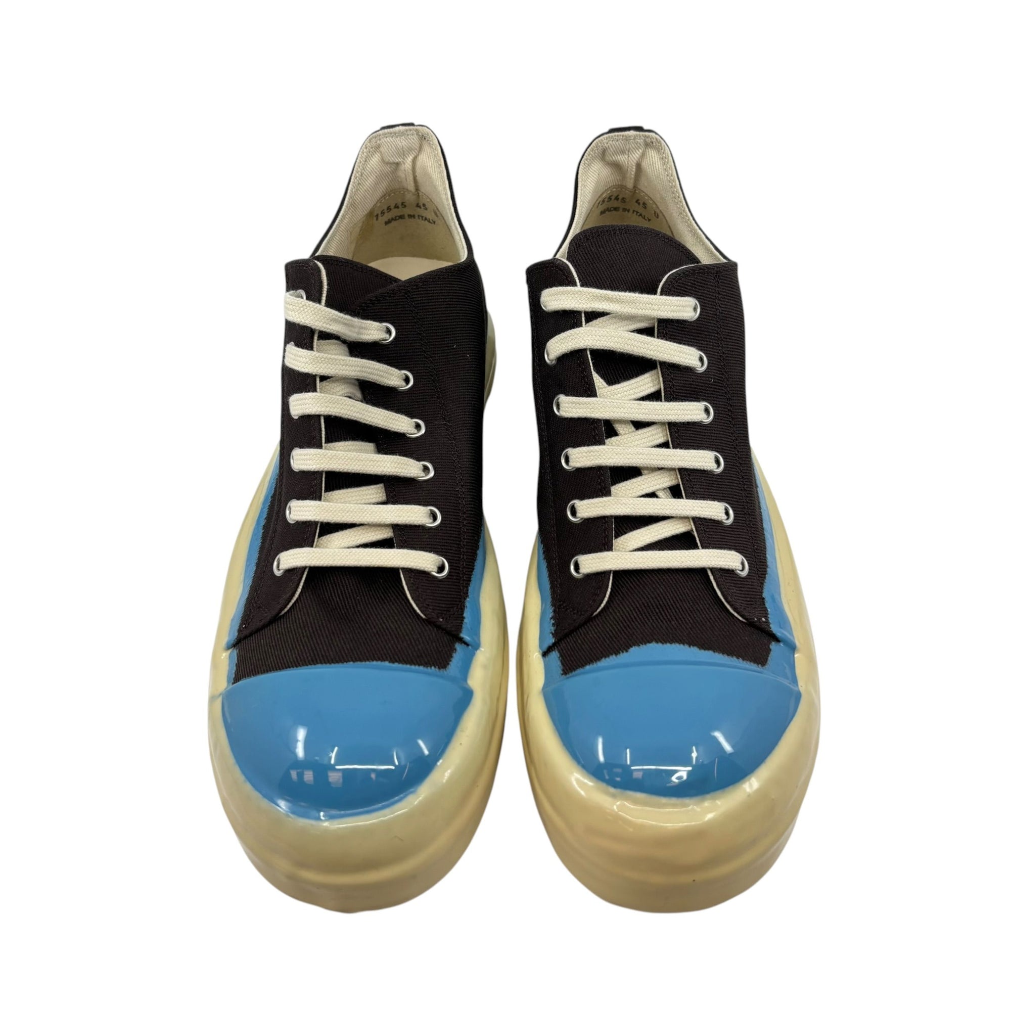 Rick Owens Drkshdw Denim Low Round Toe Sneaker