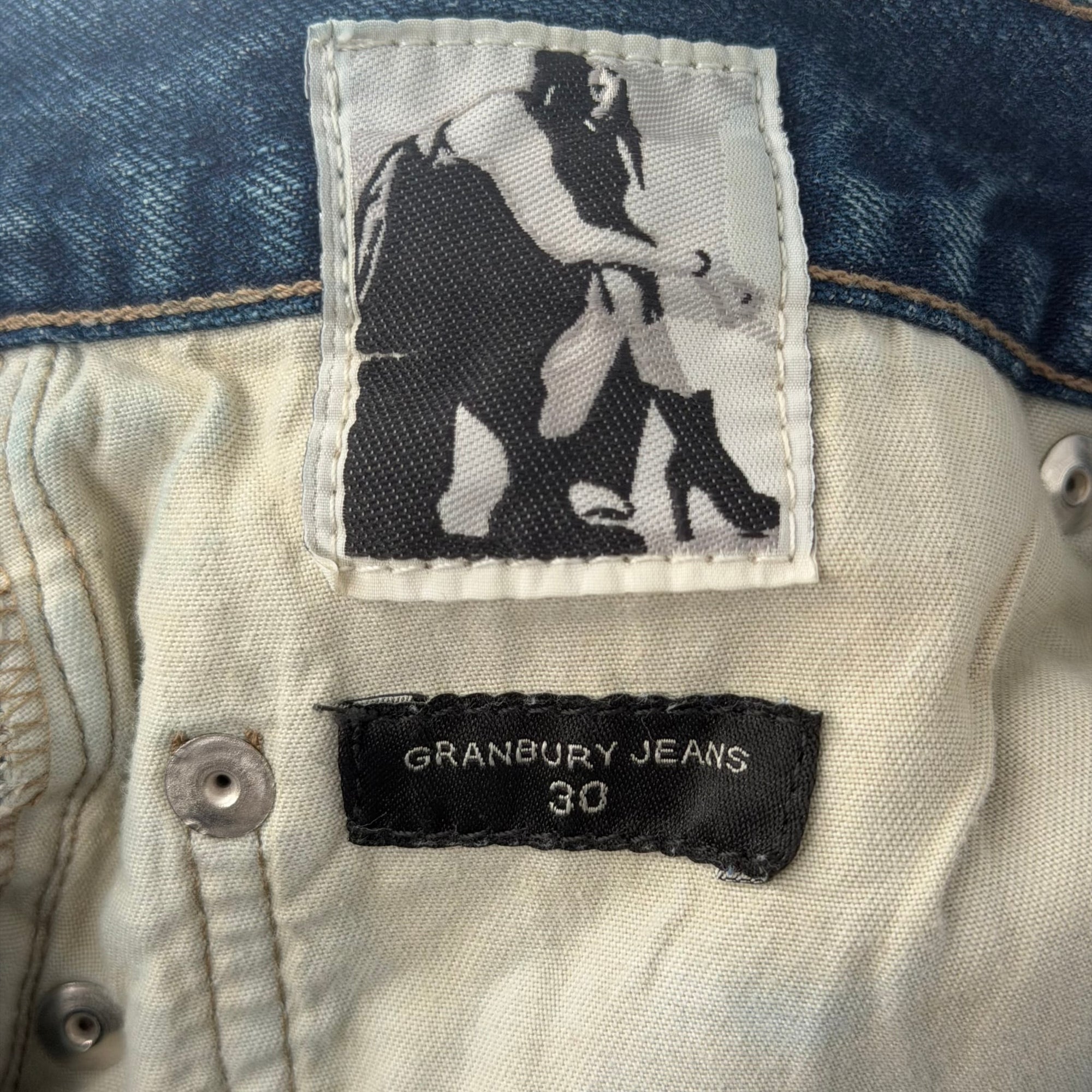 Rick Owens DRKSHDW Granbury Jeans Blue