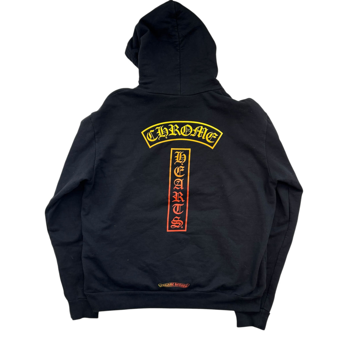 Chrome Hearts T Bar Logo Gradient Hoodie Black