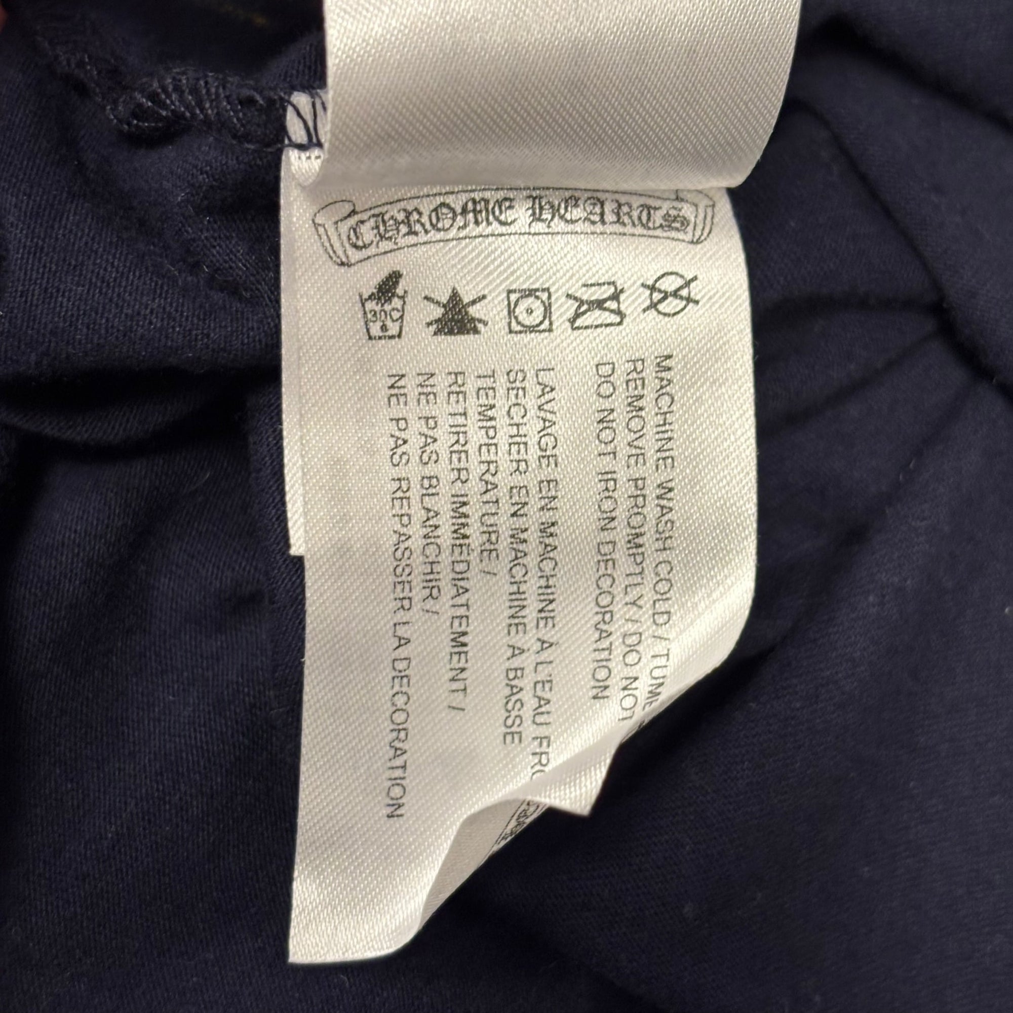 Chrome Hearts Dagger Longsleeve Blue & yellow