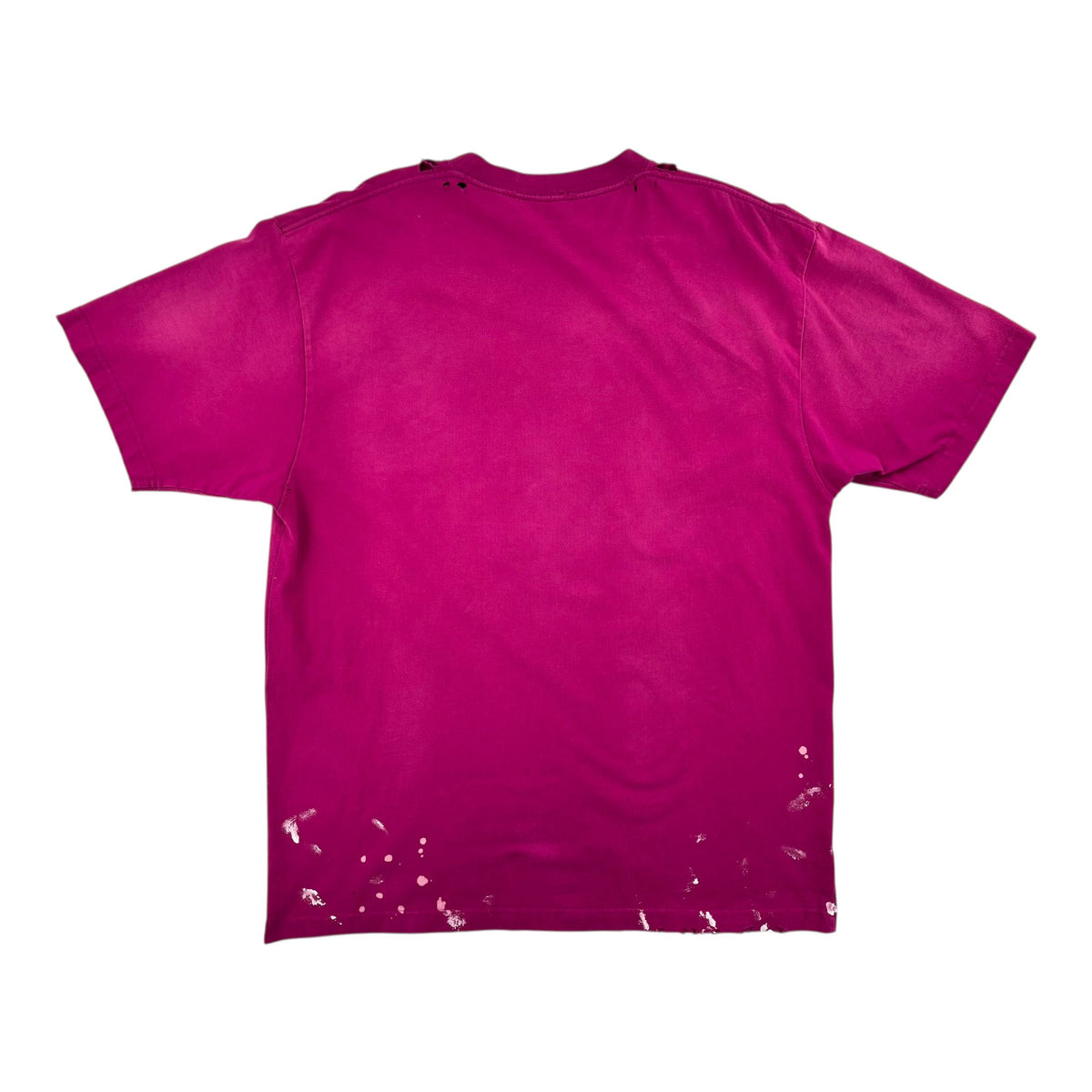 Balenciaga Women's 90/10 Large Fit Vintage T-Shirt Dark Pink