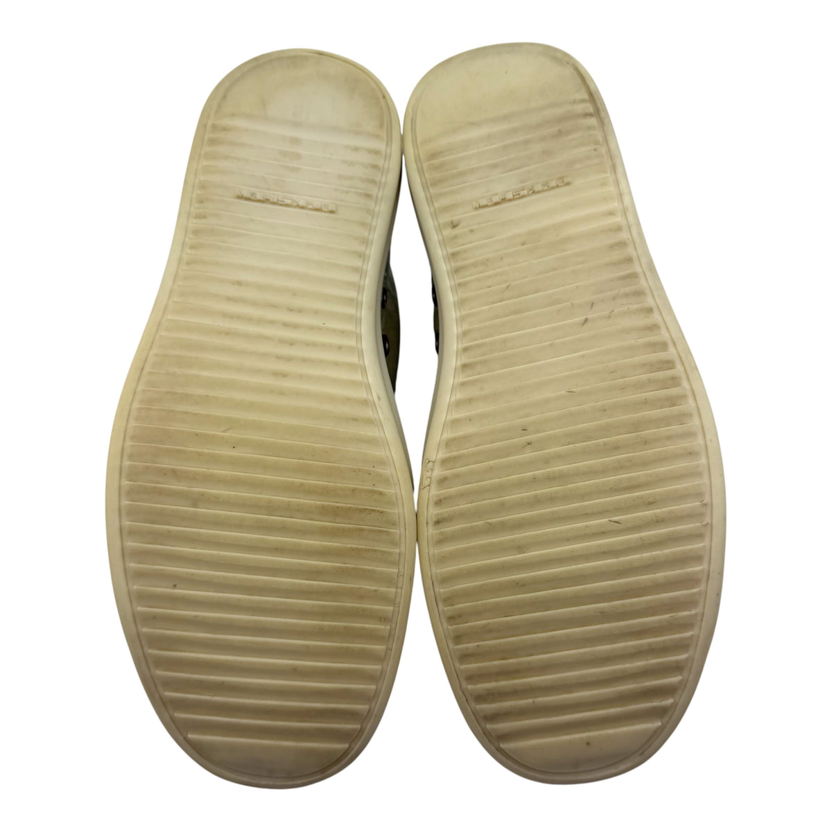 Rick Owens DRKSHDW Ramone Low Foil Metallic Pale Sneaker