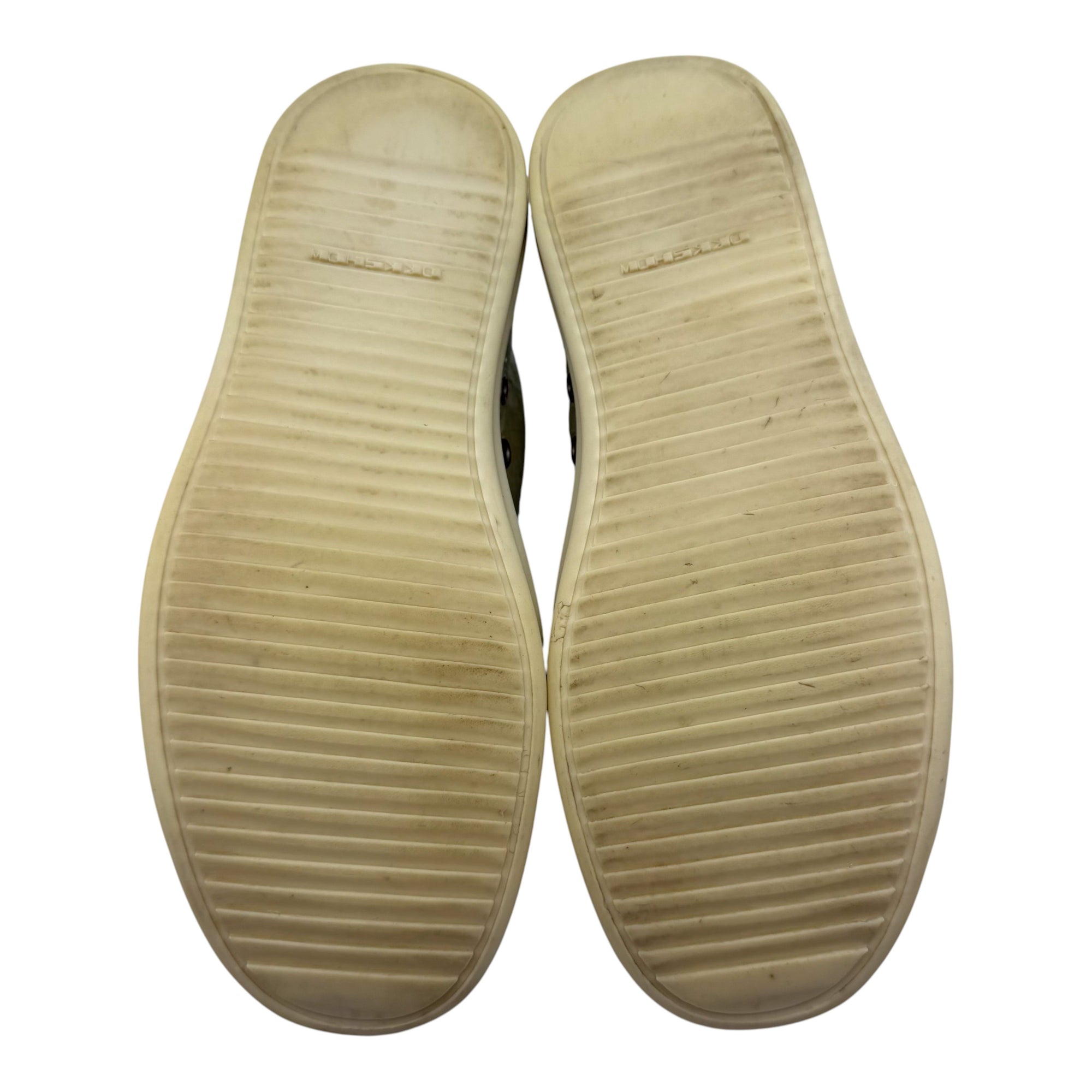 Rick Owens DRKSHDW Ramone Low Foil Metallic Pale Sneaker