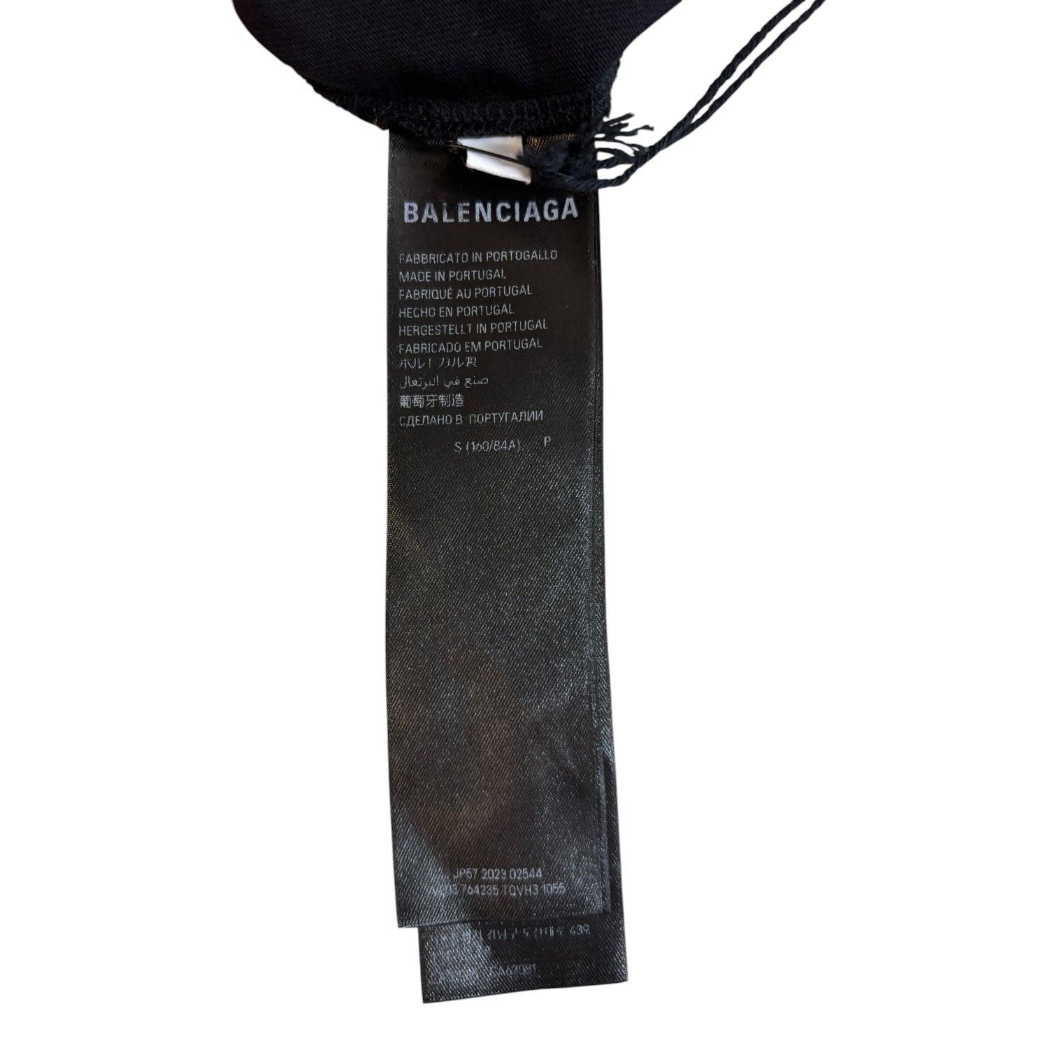 Balenciaga Corporate Logos Tee Black